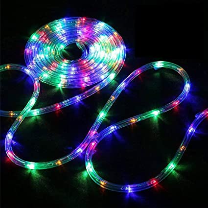 Vibrant 9m Connectable LED Ropelight with Multiple Flashing Effects - Choose from 5 Stunning Colors!
