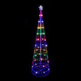 Illuminated 2.4m Multicolor LED Digital Christmas Tree Strands