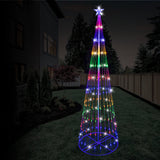 Illuminated 2.4m Multicolor LED Digital Christmas Tree Strands