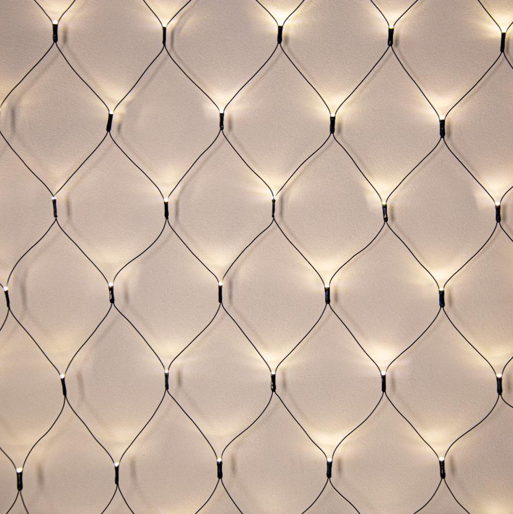 Connectable 360 LED Net Lights - Bright Multicolor Display Available in Three Colors