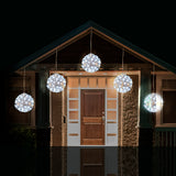 LED Twinkle Petal Balls 10cm 5-Pack Cool-Warm White or Multicolor - Multicolor