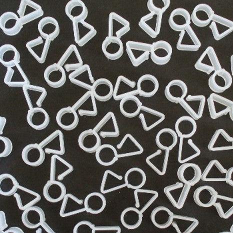 50-Piece Festive Gutter Hooks for Easy Ropelight Hanging
