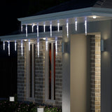 24-Count LED Icicle Tube Lights - Choose Between Cool White or Blue
