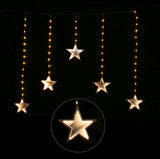 LED Starry Curtain Fairy Lights - Available in Cool White and Warm White - Side View
