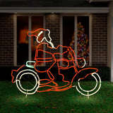 Santa's Joyride LED Flexi Strip Holiday Decoration