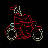 Santa's Joyride LED Flexi Strip Holiday Decoration - Side View