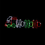 Twinkling LED HoHoHo Train Ropelight Decoration