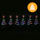 Solar Mesh Spiral Path Trees - 6 Pack - Front View