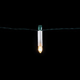 20 Warm White LED Candle Clip Lights - Create a Cozy Festive Atmosphere - Side View