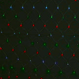 Solar LED 150-Bulb Decorative Net Lights - Choose from 4 Stunning Colors - Low Angle