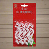 Extra Large Holiday Gutter Hooks - 16 Count for Easy Festive Lighting