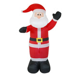 Majestic 2.4m Inflatable Santa Claus for Festive Celebrations - Front View