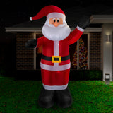 Majestic 2.4m Inflatable Santa Claus for Festive Celebrations - Side View