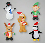 120cm Inflatable LED Christmas Penguin Decoration for Festive Cheer