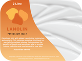 Lanolin-Infused Petroleum Jelly - 2 Liters of Intensive Moisture and Protection - Front View
