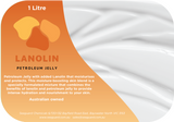 Lanolin-Enriched Petroleum Jelly 1 Litre - Front View
