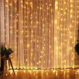Festive LED Curtain Light String for Holiday Celebrations