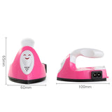 NNEOBA Compact Mini Iron - Travel-Friendly Heat Press for DIY Projects - Side View