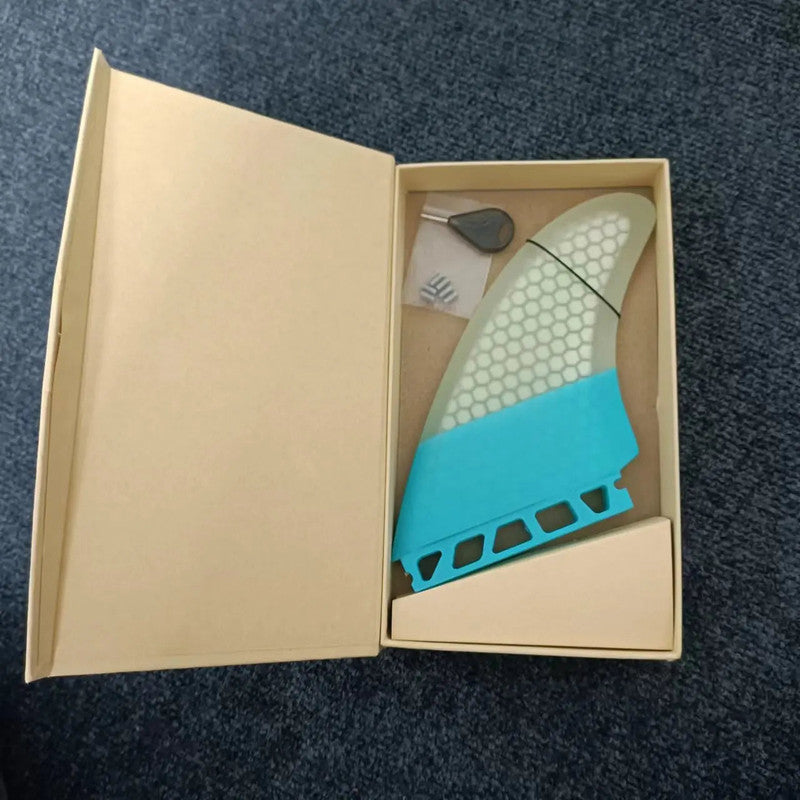 NNEOBA 5.5 Fiberglass Twin Fins for Enhanced Surfboard Performance