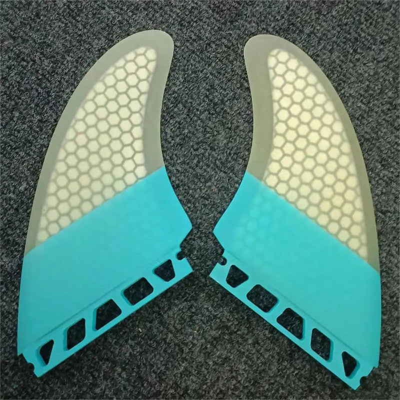 NNEOBA 5.5 Fiberglass Twin Fins for Enhanced Surfboard Performance