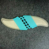 NNEOBA 5.5 Fiberglass Twin Fins for Enhanced Surfboard Performance - 45-Degree Angle