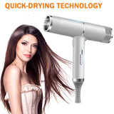 NNEOBA Strong Wind Hair Dryer with Blue Light & Anion Technology - Front View