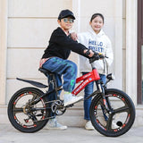 NNEOBA Children's Mountain Bike with Shock Absorption - Front View