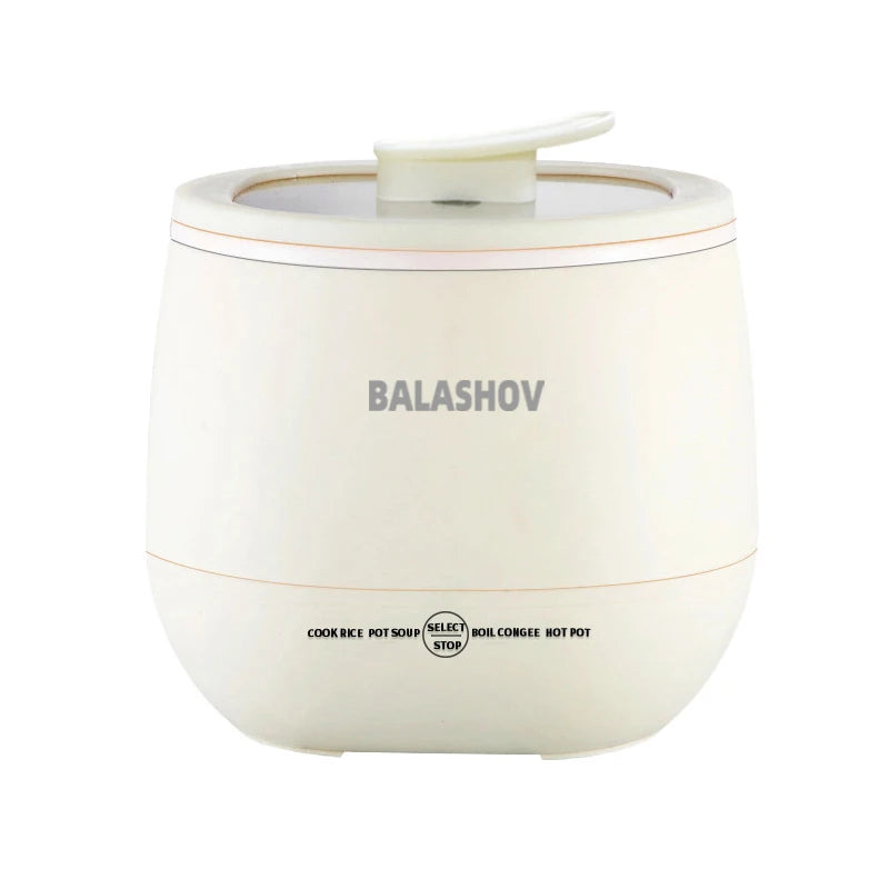 Compact 1.8L Multi-Function Electric Rice Cooker for Small Spaces