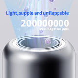 Professional Negative Ionic High-Speed Hair Dryer with LED Light - Side View