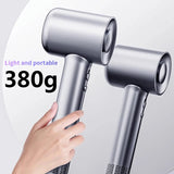 Professional Negative Ionic High-Speed Hair Dryer with LED Light - Top-Down View