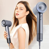 Professional Negative Ionic High-Speed Hair Dryer with LED Light - 45-Degree Angle