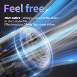 Professional Negative Ionic High-Speed Hair Dryer with LED Light - Close-Up Angle