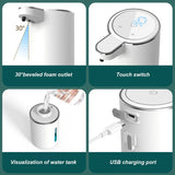 380ML Infrared Touchless Foam Soap Dispenser - Side View