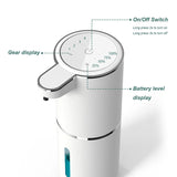 380ML Infrared Touchless Foam Soap Dispenser - Top-Down View