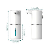 380ML Infrared Touchless Foam Soap Dispenser - 45-Degree Angle