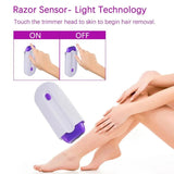 NNEOBA Painless Laser Touch Epilator Kit - Rear View