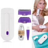 NNEOBA Painless Laser Touch Epilator Kit - Close-Up Angle
