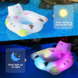 NNEOBA Light-up Inflatable Pool Float Chair - Front View