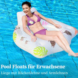 NNEOBA Light-up Inflatable Pool Float Chair - Side View