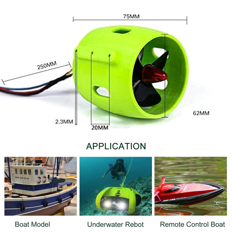 NNEOBA Electric Underwater Thruster for RC Boats - High-Performance Brushless Motor