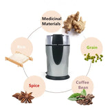 Electric Coffee Grinder & Coffee Maker - Top-Down View