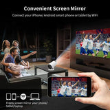 NNEOBA Transpeed 4K Wifi6 Portable Projector - Top-Down View