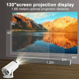 NNEOBA Transpeed 4K Wifi6 Portable Projector - Close-Up Angle