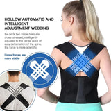 NNEOBA Back Brace Posture Corrector for Men - Adjustable Full Back Support - Front View