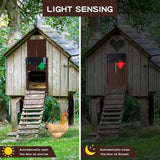 NNETM PCS Automatic Chicken House Coop Door Light-Sensitive Night And Morning Delay Auto Guard Door Opening For Chickens - Side View