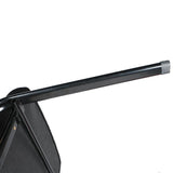 Versatile Stackable & Linkable Black Office Conference Chairs - Set of 7 - Side View