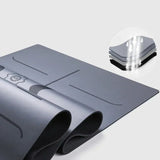Professional Natural Rubber Yoga Mat - Front View