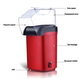 Automatic Hot Air Pop Corn Maker Machine - Front View