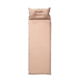 Inflatable Camping Sleeping Mat with Pillow - Top-Down View