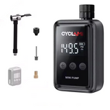 Mini Electric Bicycle Air Pump 150PSI Portable Inflator - Side View